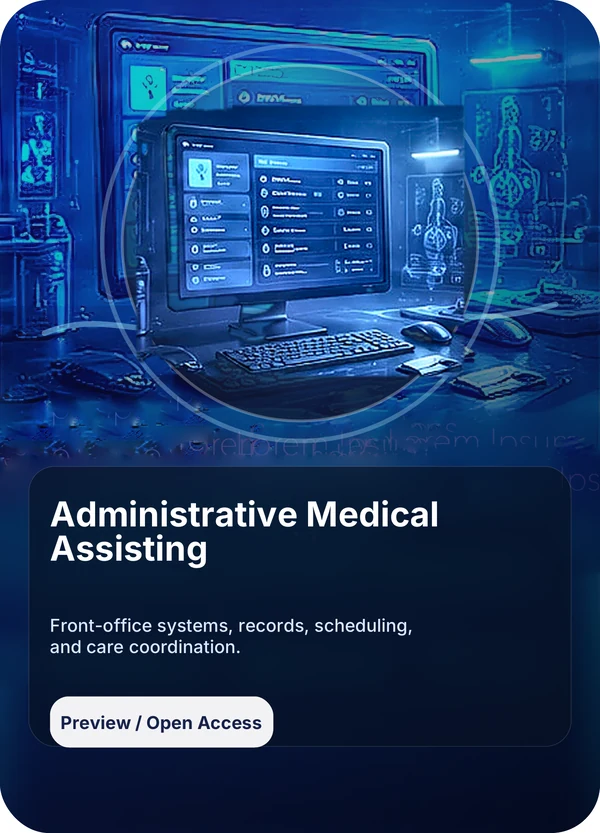 Administrative Medical Assisting course card