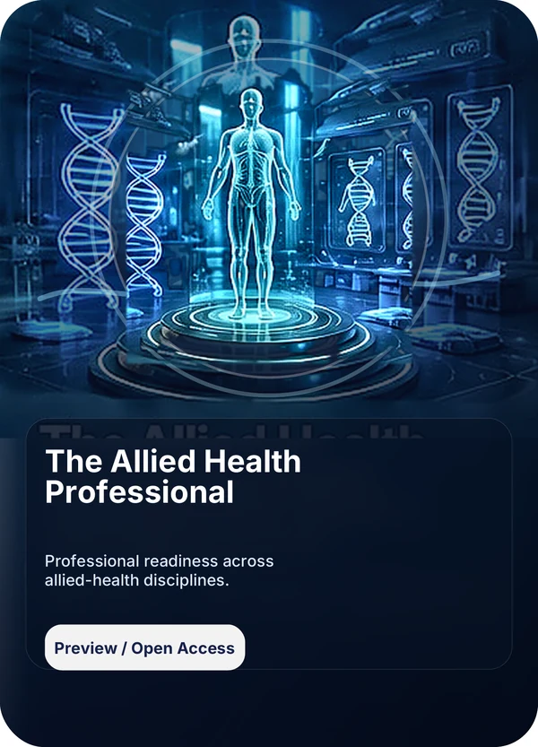The Allied Health Professional course card