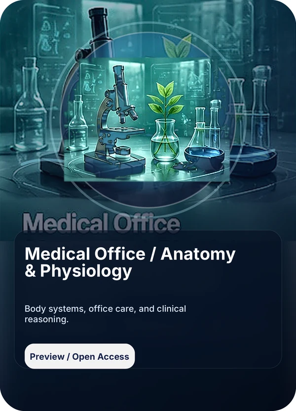 Medical Office / Anatomy & Physiology course card
