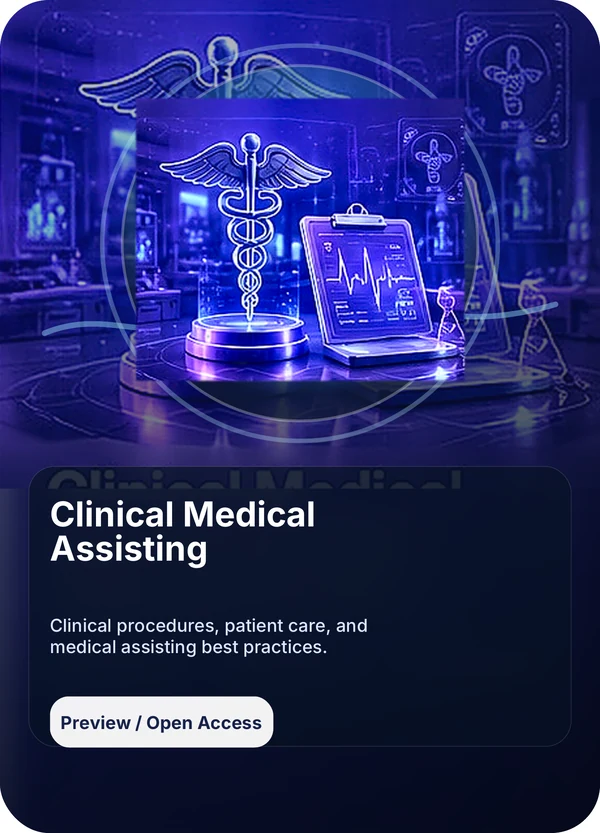 Clinical Medical Assisting course card